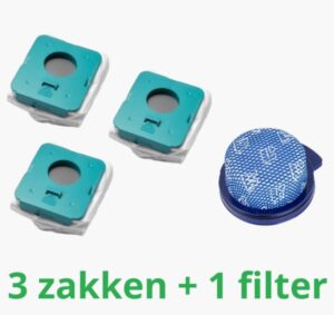3 zakken SAMSUNG BESPOKE JET + 1 filter HEPA hoogwaardige vervanging