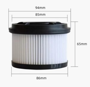 filter compatibel met Xiaomi G10 - G9 Dreame T20 - T10 - T30 - R10 - R20 - T20 Pro HEPA