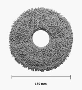 4 x Mop - Dweildoek voor Roborock Q Revo / Pro / S / MaxV / Plus / Curv / Slim